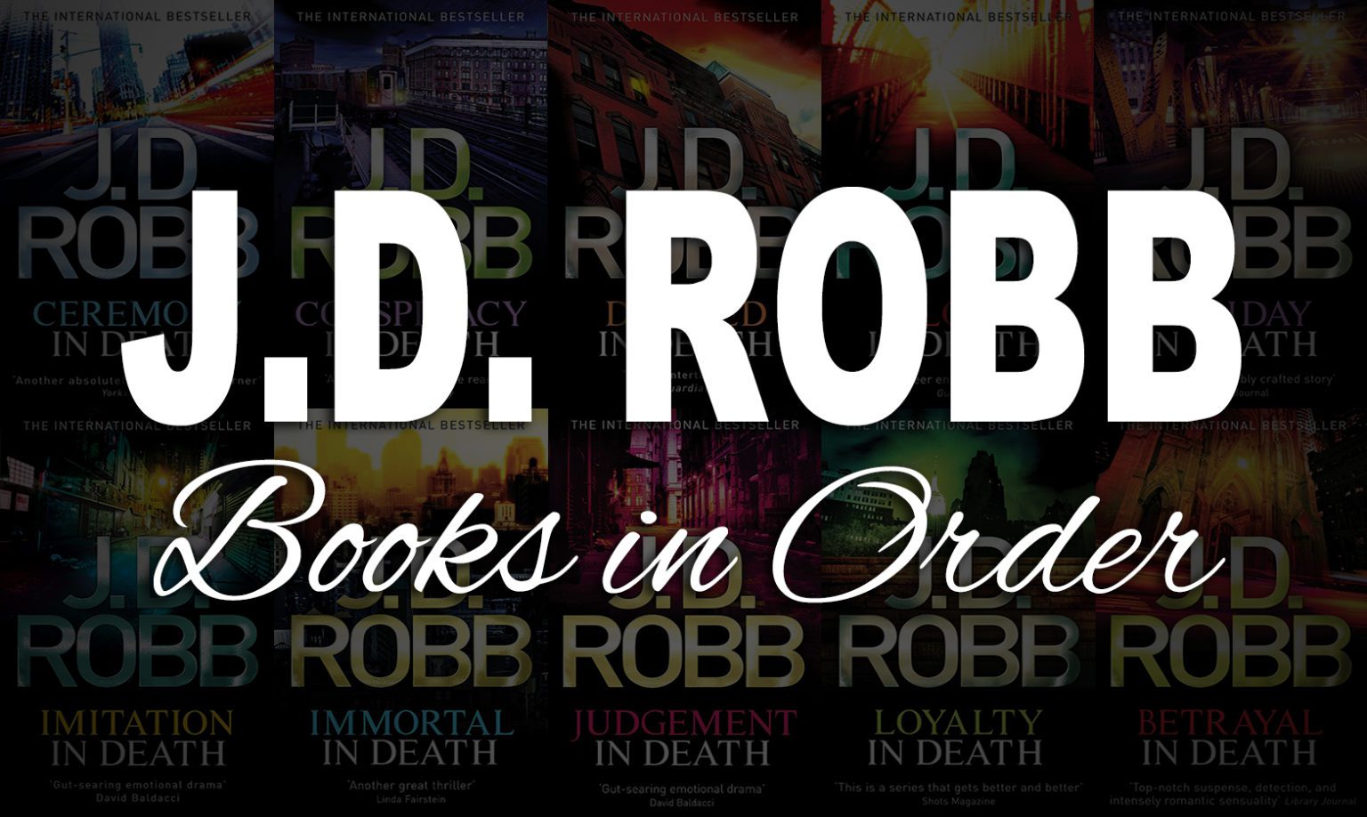 J D Robb New Releases 2025 Books Image to u