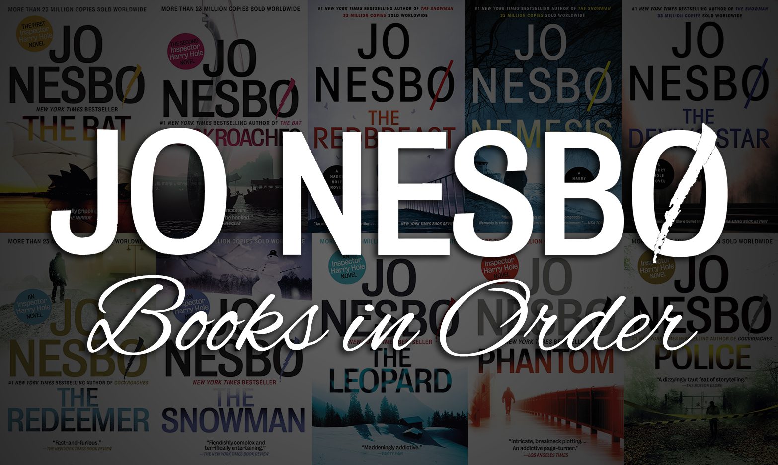 All 25+ Jo Nesbø Books in Order | Ultimate Guide