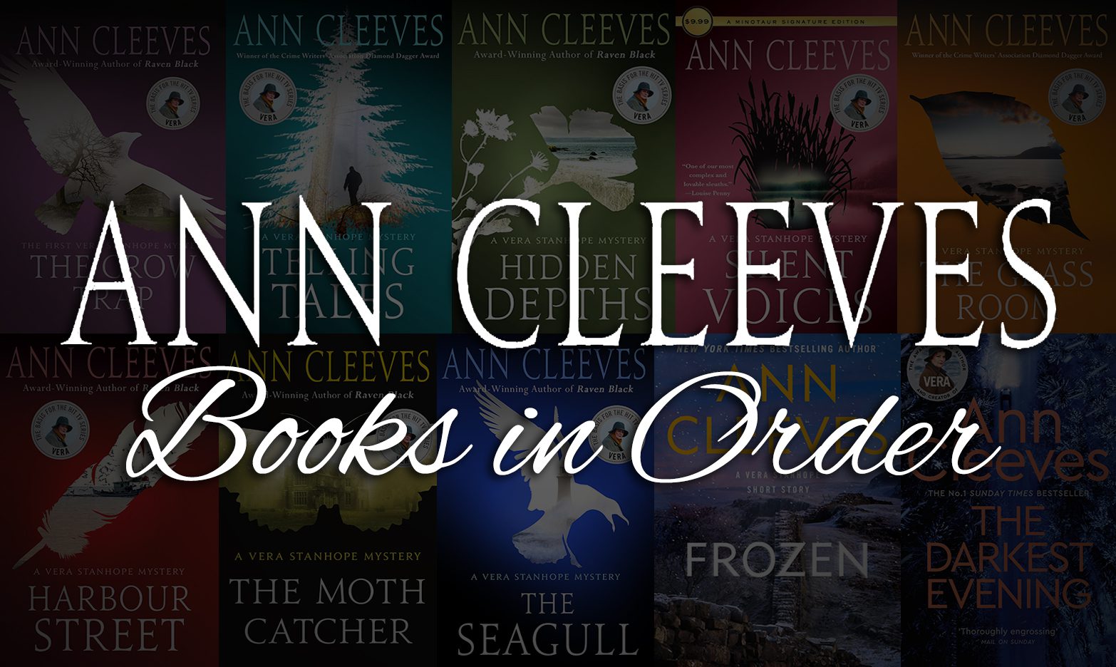 Ann Cleeves Books in Order Guide 40+ Books]