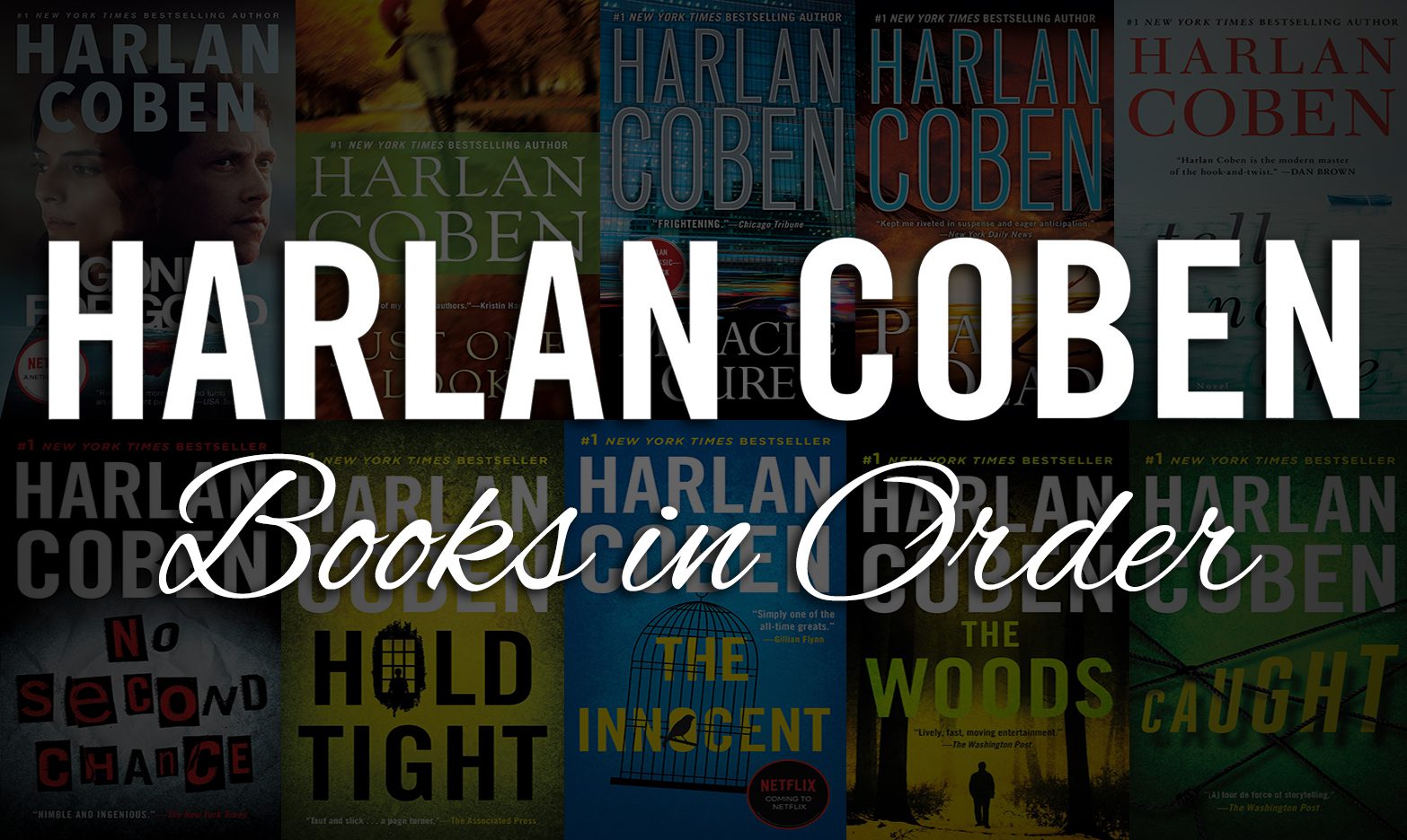 2 Ways to Read Harlan Coben Books in Order 35+ Books