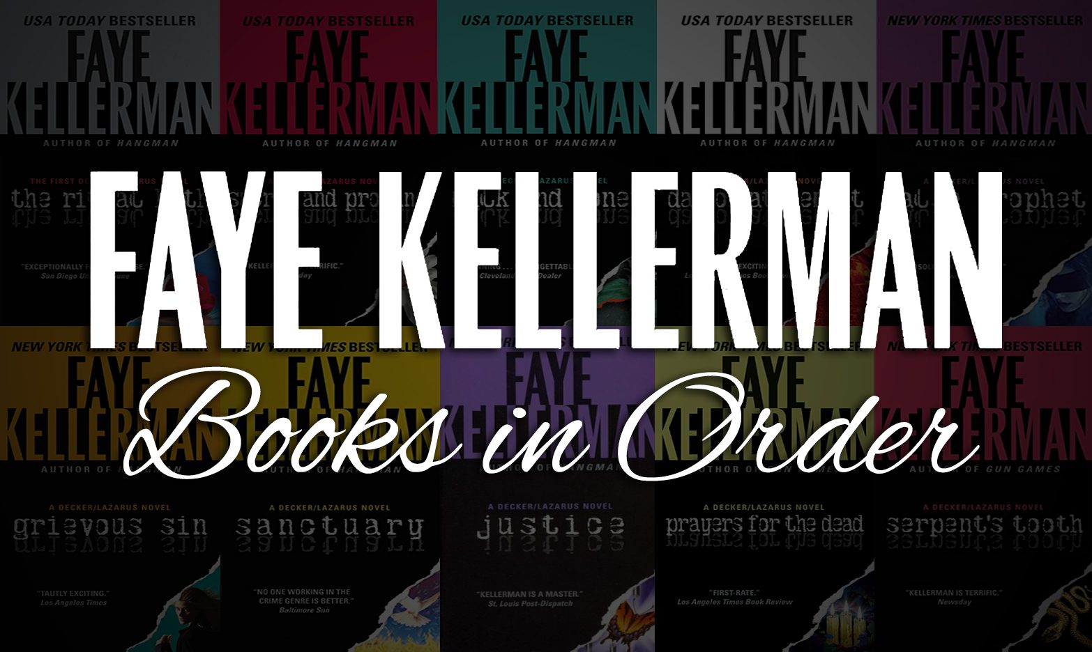 All 30+ Faye Kellerman Books in Order Ultimate Guide