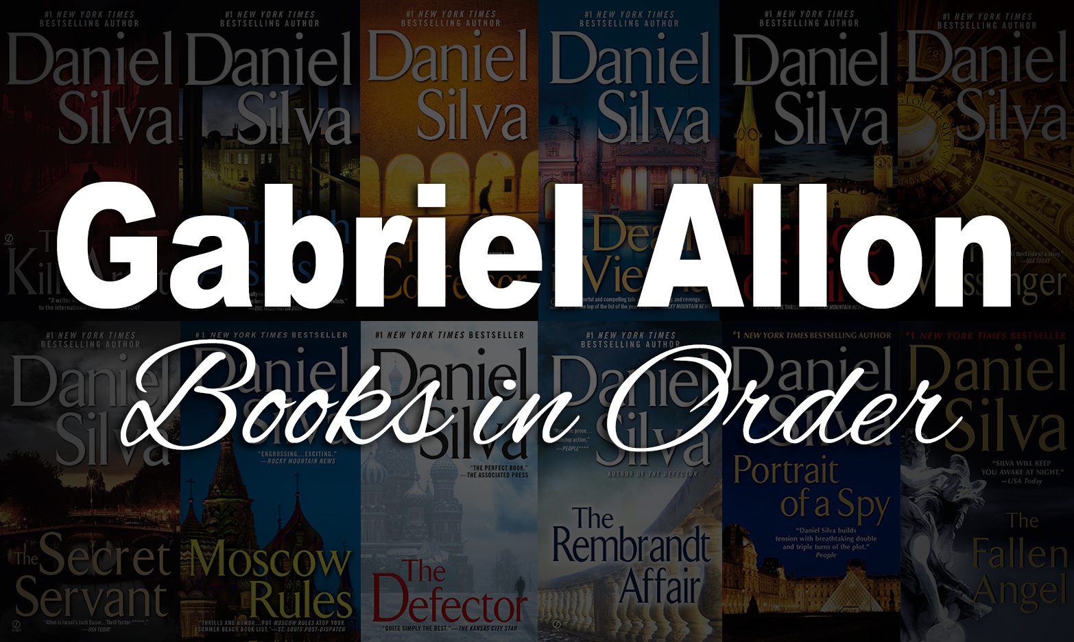 Gabriel Allon Books in Order Guide 23 Books]