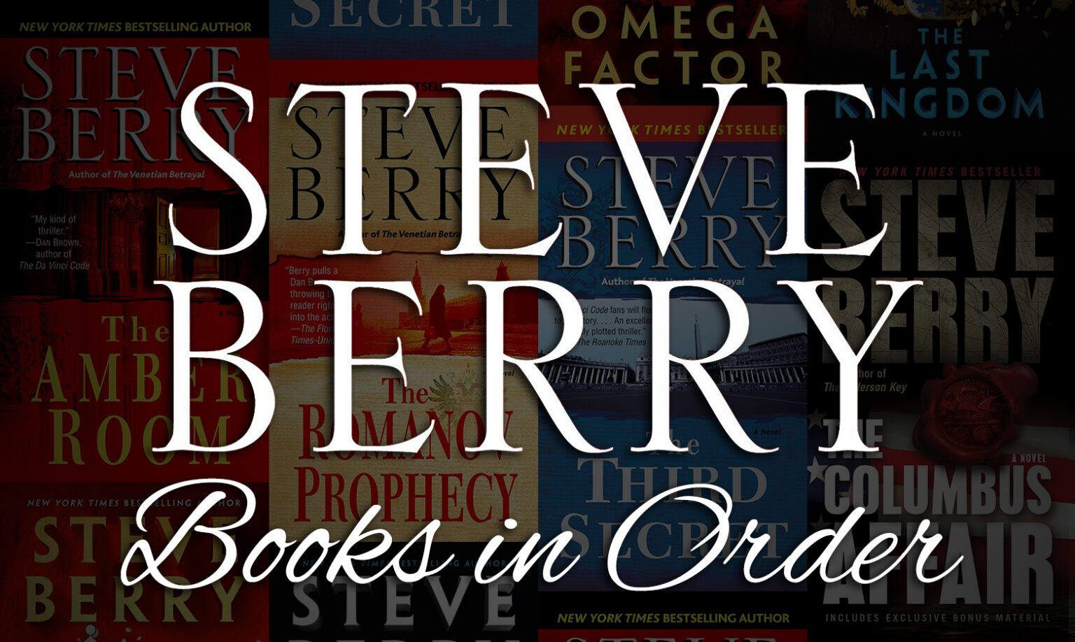 All 30+ Steve Berry Books in Order Ultimate Guide