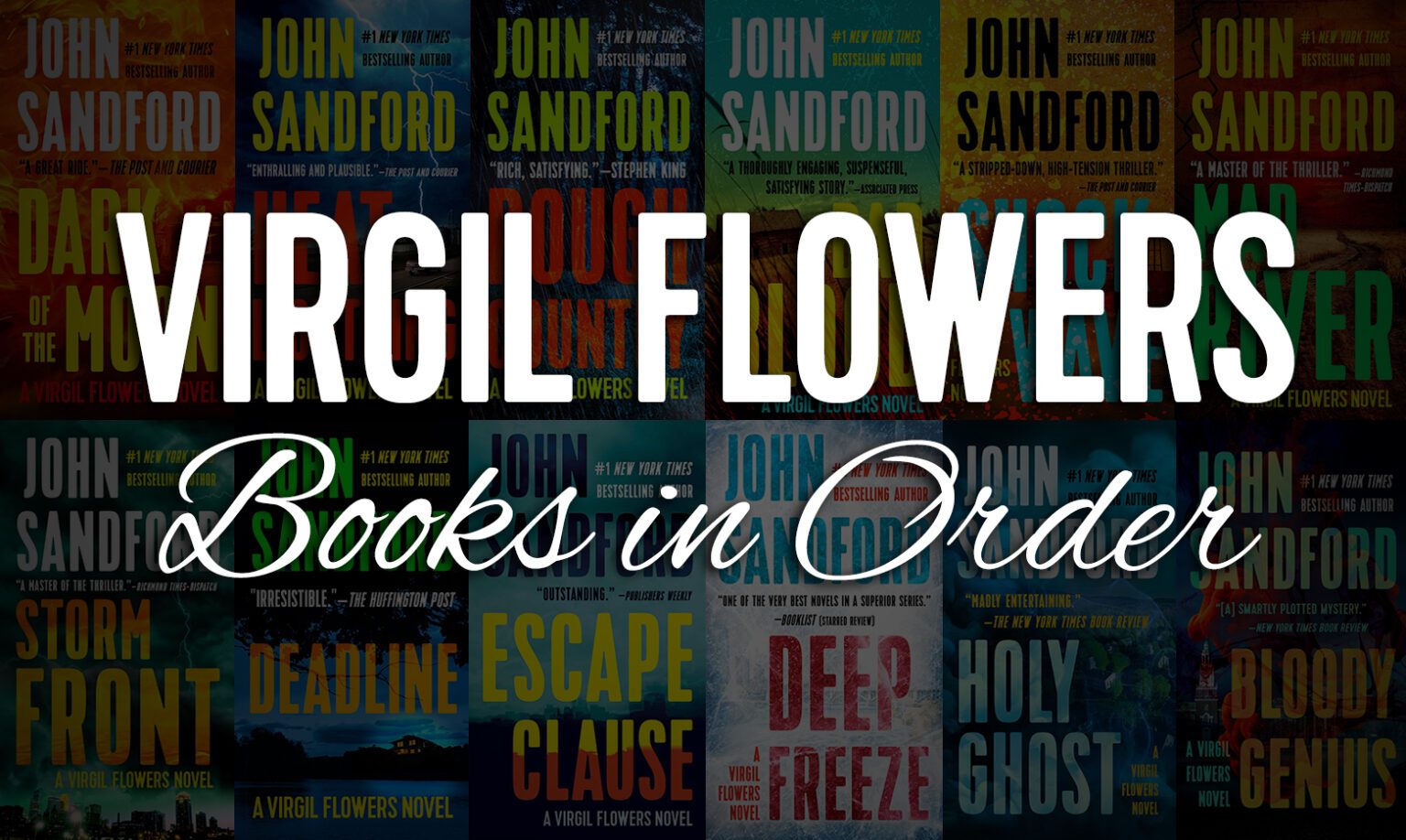 All 15+ Virgil Flowers Books in Order by John Sandford