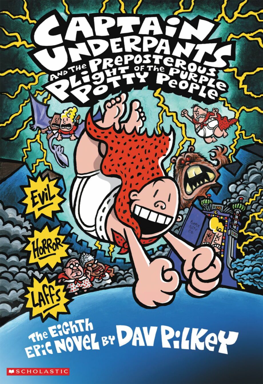 All 12+ Captain Underpants Books in Order by Dav Pilkey