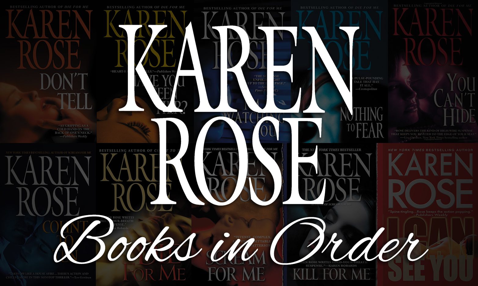2 Ways to Read Karen Rose Books in Order [Ultimate Guide]