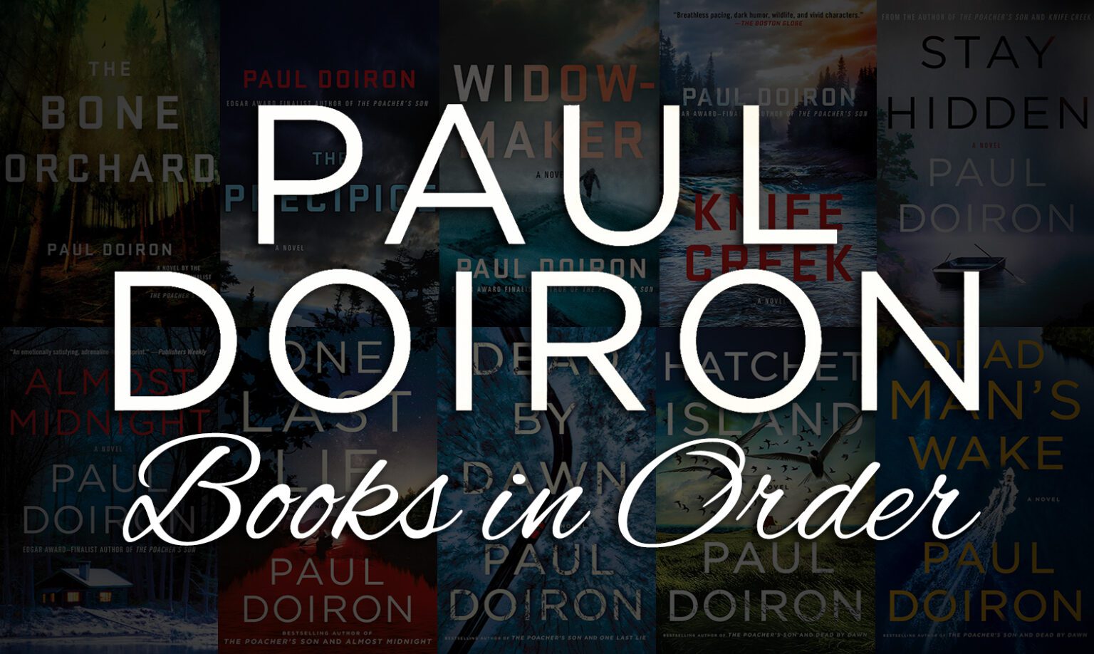 All 20+ Paul Doiron Books in Order [Ultimate Guide]