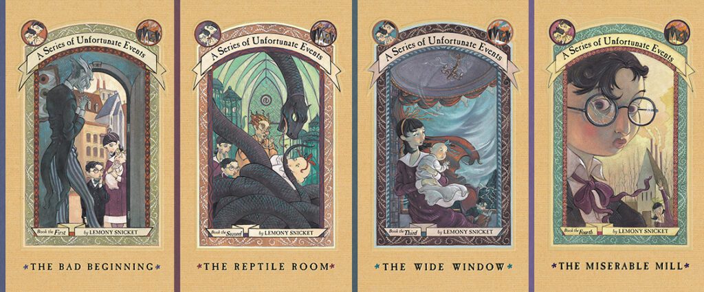A Series of Unfortunate Events Books by Lemony Snicket