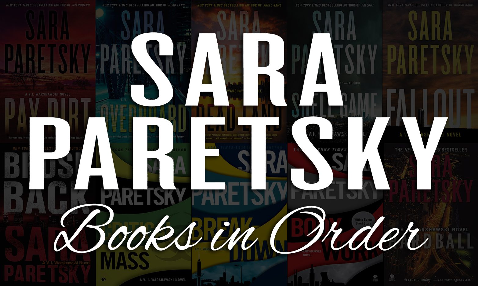 All 70+ Sara Paretsky Books in Order [Ultimate Guide]